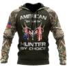 American By Birth Hunter By Choice 3D All Over Printed Unisex Shirts