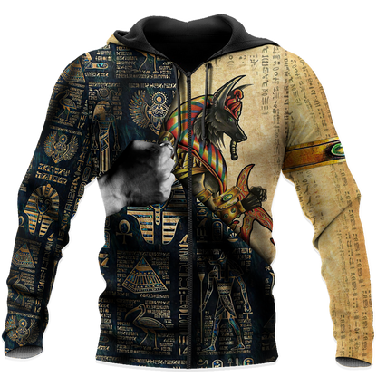 Brave Anubis Ancient Egyptian Mythology Culture unisex 3d print shirts