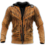 Native Cowboy Jacket No14 Cosplay 3D Over Printed Unisex Deluxe Hoodie ML
