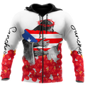 Customize Name God Love Puerto Rico Hoodie For Men And Women TNA08032107