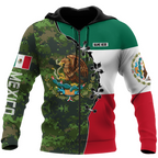 Personalized Mexican Hoodie 3D All Over Printed  Unisex Hoodie