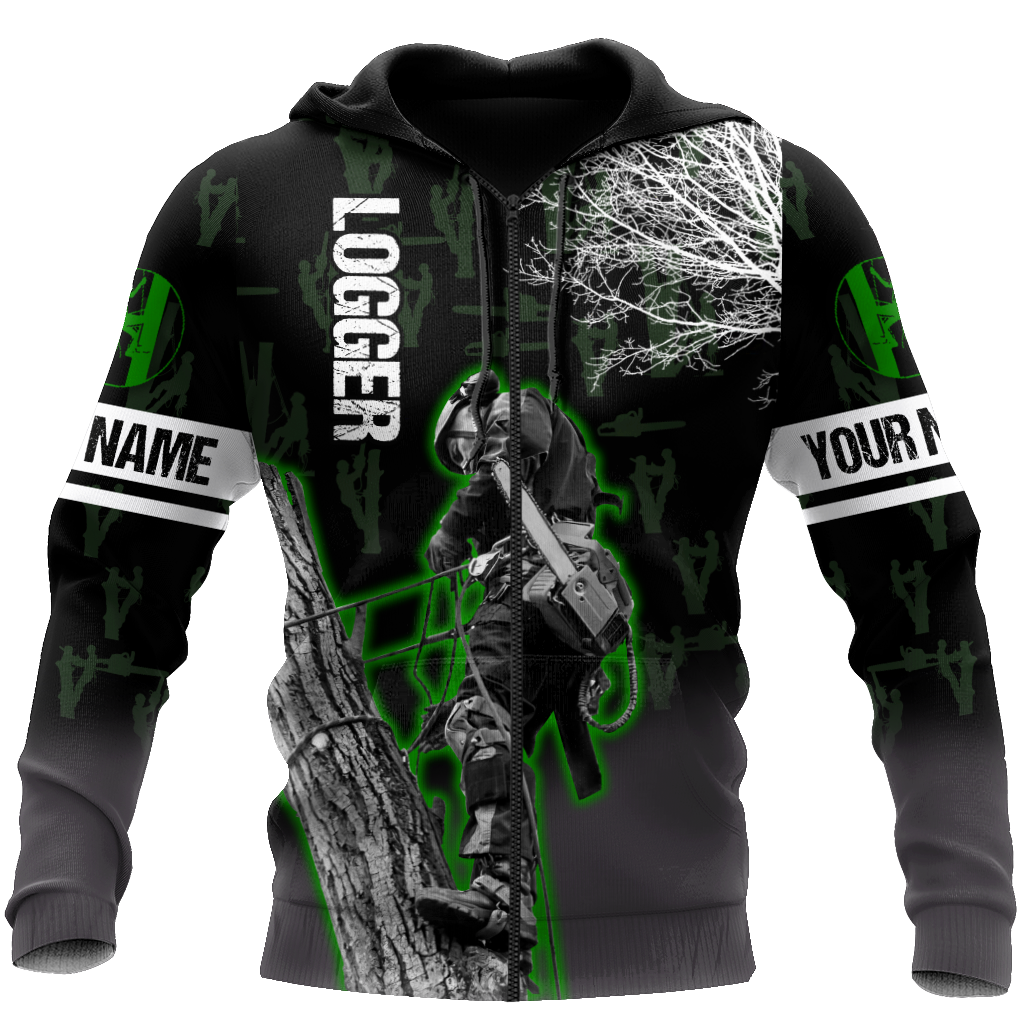 Premium Personalized 3D Printed Logger Shirts MEI