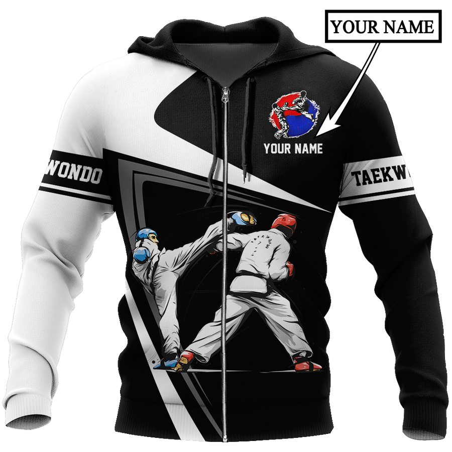Customize Name Taekwondo Hoodie For Men And Women DD18032104