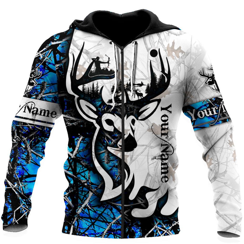 Deer Custom Name 3D Hoodie Shirt For Men And Women LAM