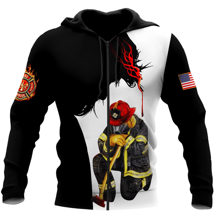 Firefighter 911 Patriot Day 3D All Over Printed Unisex Shirts