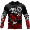 Haul in Bass Fishing Red Reaper 3d print shirts