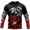 Haul in Bass Fishing Red Reaper 3d print shirts