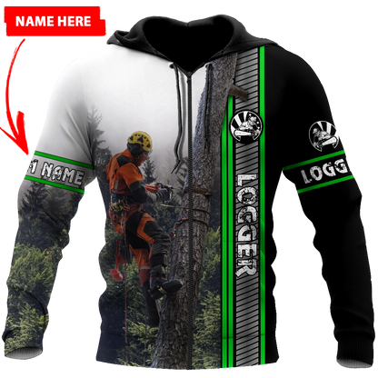 Premium Personalized Unisex 3D Printed Logger Shirts MEI