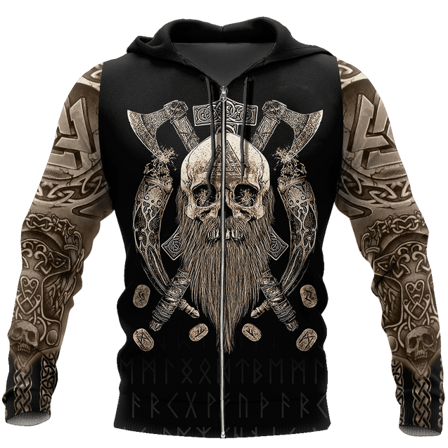 Customized Name Viking 3D All Over Printed Unisex Shirts