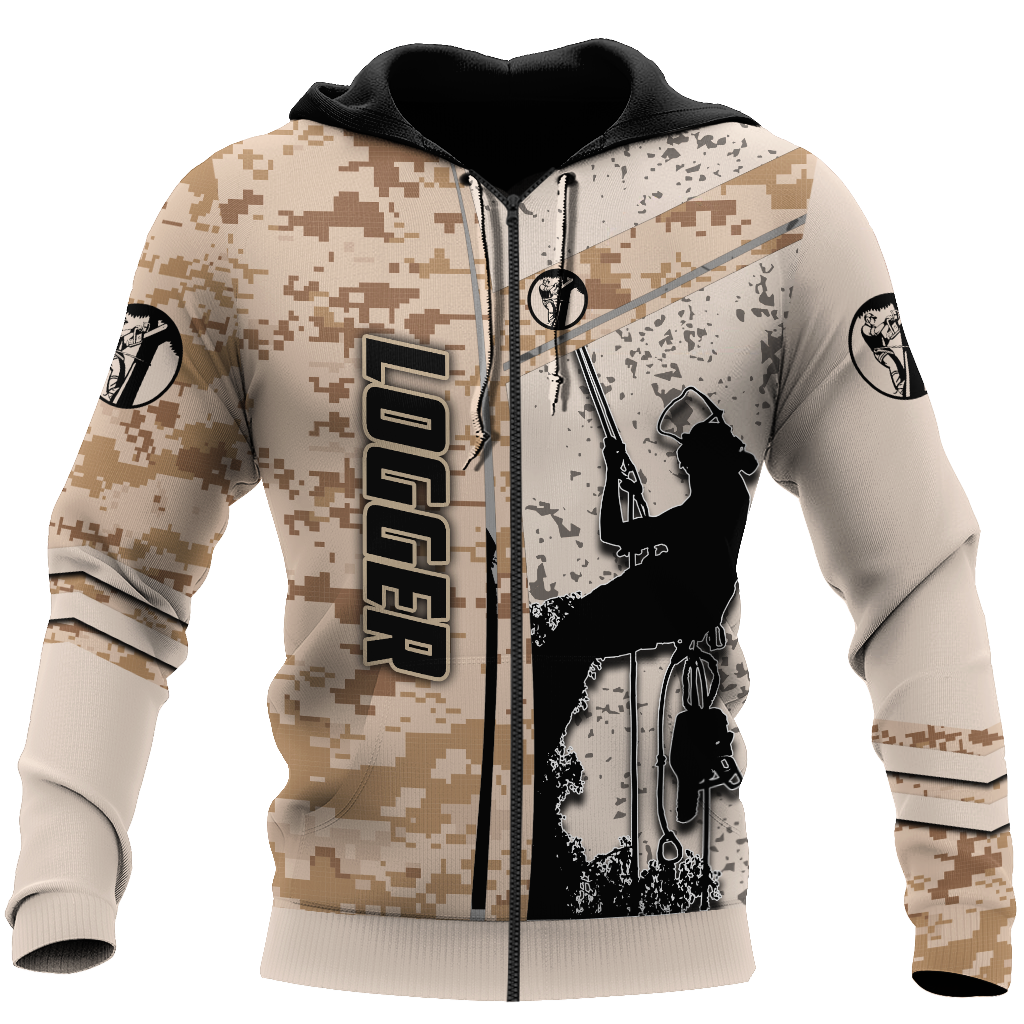 Premium 3D Printed Unisex Camo Logger Shirts MEI