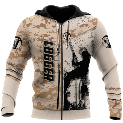 Premium 3D Printed Unisex Camo Logger Shirts MEI