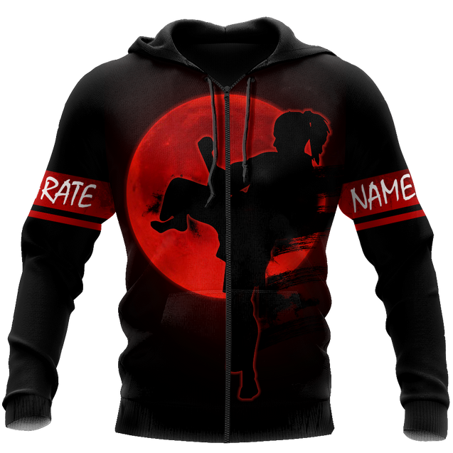 Customize Name Karateka Women Karate Hoodie For Men And Women TNA11032102