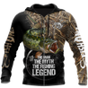 Northern Pike fishing legend muddy camo design 3d print shirts