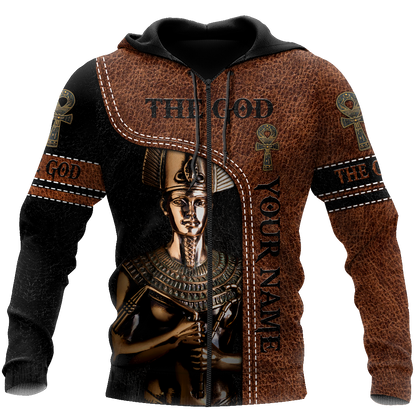 Custom name Pharaoh The God Ancient Egypt 3D design print shirts