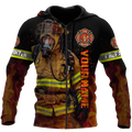 3D All Over Printed Firefighter  Unisex Shirts Custom Name XT