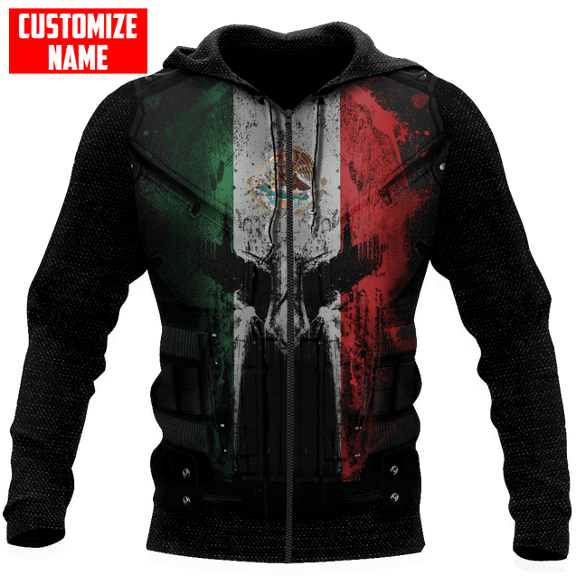 Customized Name Coat Of Arms Mexico 3D All Over Printed Unisex Shirts