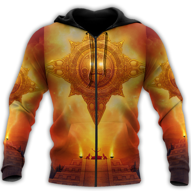 Aztec Mexican 3D All Over Printed Hoodie