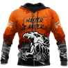 Master Baiter fishing custom name orange design 3d print shirts