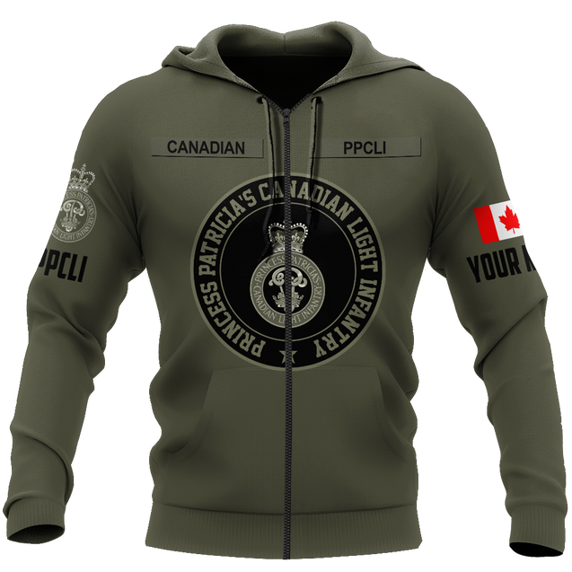 Custom Name XT Canadian Veteran PPCLI 3D Printed Clothes DA07042105