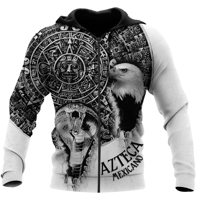 Azteca Mexicano 3D All Over Printed Unisex Hoodie