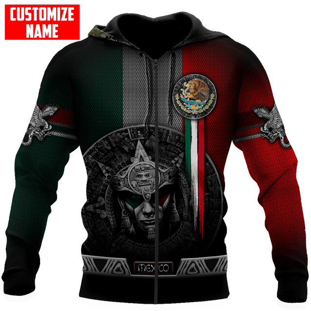 Customized Name Aztec Warrior 3D All Over Printed Unisex Shirts