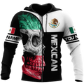 Personalized Mexican Skull Hoodie 3D All Over Printed Unisex Hoodie