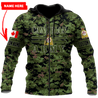 Personalized Name XT Canadian Army Pullover 3D All Over Printed Shirts PD12032104