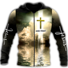 Premium Unisex Hoodie 3D All Over Printed Easter Day Christian Jesus No44 ML