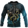 Premium Unisex Hoodie Kraken Octopus King of The Seven Seas IV ML