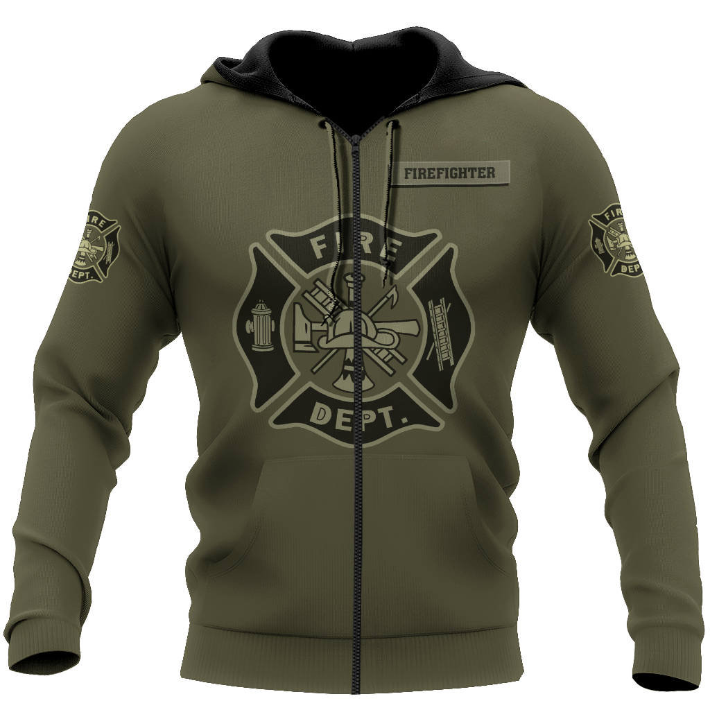 Customize Name Firefighter Hoodie For Men And Women MH27042101