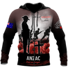 Premium Unisex Hoodie Remember Them Anzac Day ML