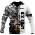 US Army Veteran 3D All Over Printed Hoodie HHT24052104