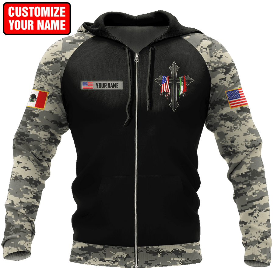 Personalized Mexican 3D All Over Printed Unisex Hoodie