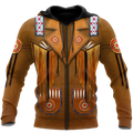 Native Cowboy Jacket No16 Cosplay 3D Over Printed Unisex Deluxe Hoodie ML