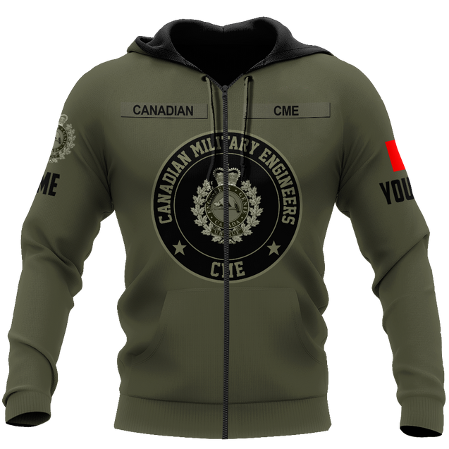 Personalized Name XT Canadian CME Pullover 3D All Over Printed Shirts DA12032103