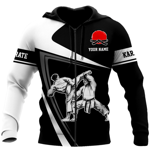 Customize Name Karate Hoodie For Men And Women MH08032104