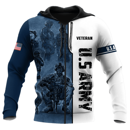 US Veteran 3D All Over Printed Unisex Hoodie Pi24052107