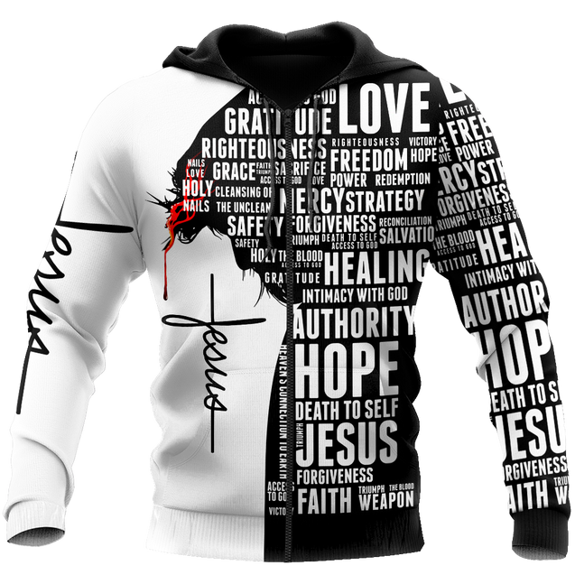 Premium Unisex Hoodie 3D All Over Printed Easter Day Christian Jesus No14 ML