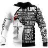 Premium Unisex Hoodie 3D All Over Printed Easter Day Christian Jesus No14 ML