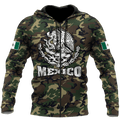 Love Mexico 3D All Over Printed Hoodie