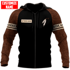 Customized name Native American 3D All Over Printed Unisex Shirts