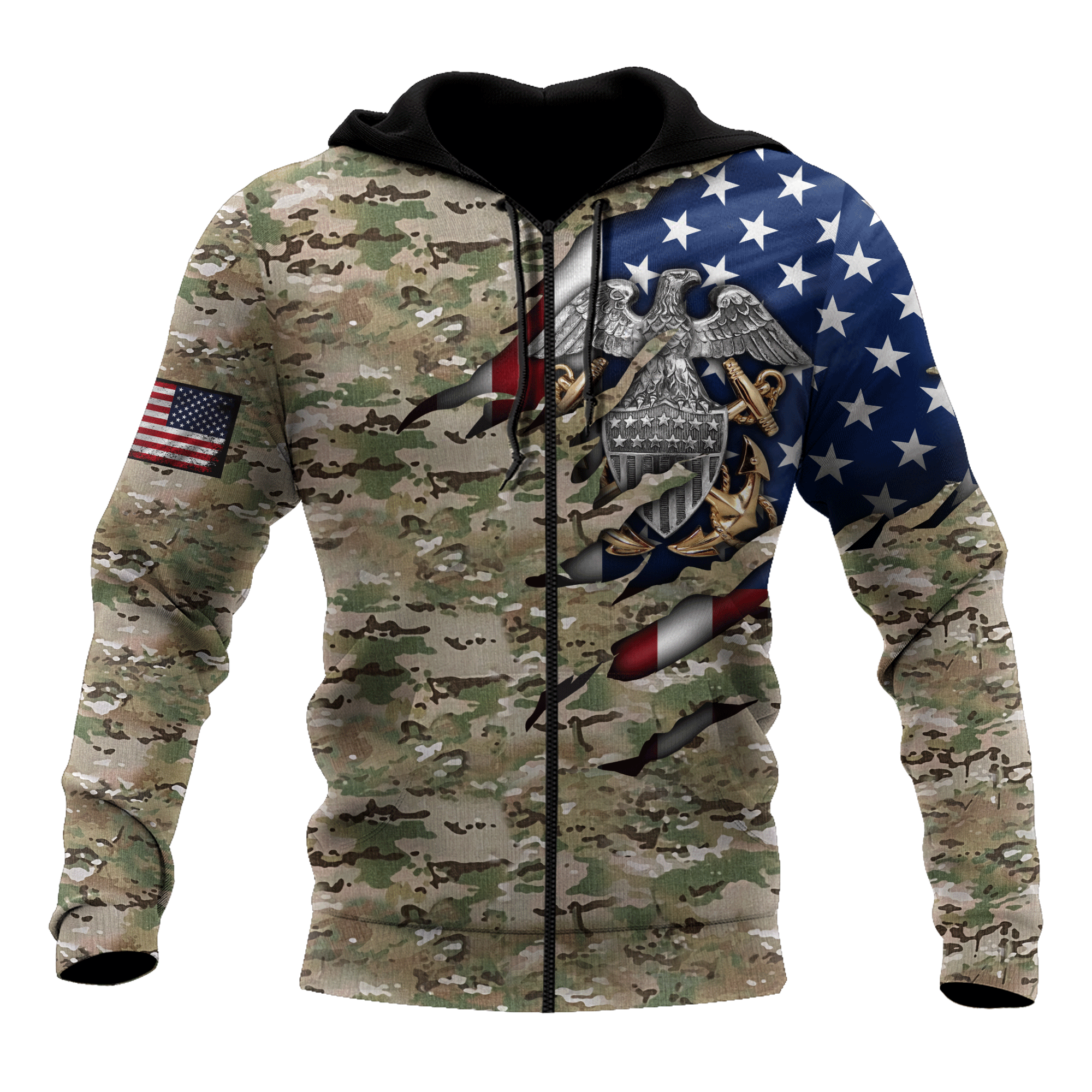 United States Navy 3D All Over Printed Unisex Shirts