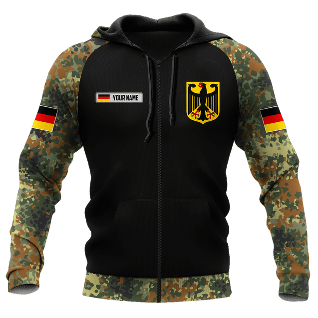 Personalized name German Army Hoodie 3D All Over Printed Unisex Shirts Pi10052104