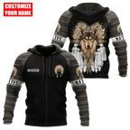 Customized Name Native American 3D All Over Printed Unisex Shirts