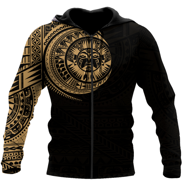 New Zealand Maori Tattoo Unisex Deluxe Hoodie ML