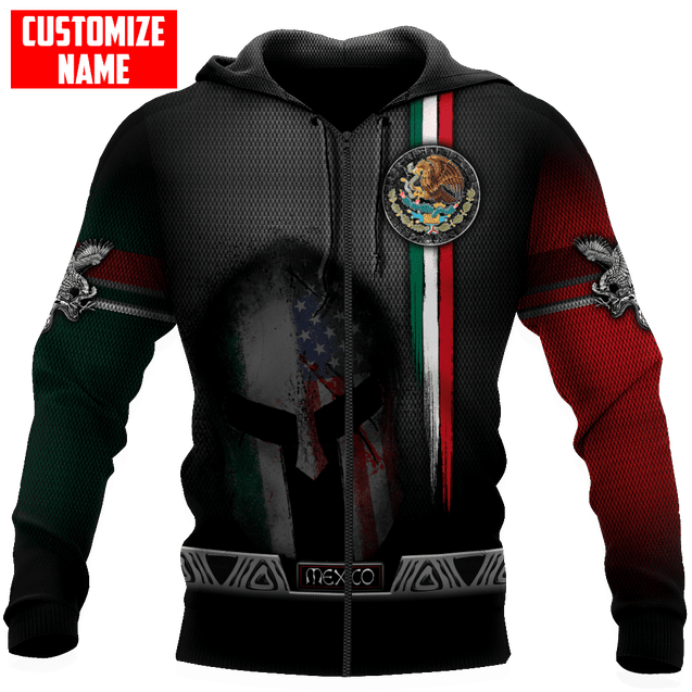 Customized Name Mexico 3D All Over Printed Unisex Shirts