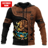 Personalized Name Mexico 3D All Over Printed Hoodie