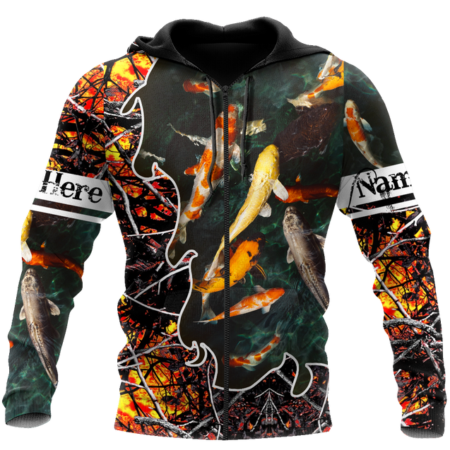 Personalized Name XT Beautiful Koi 3D All Over Printed Shirts  TNA01032102