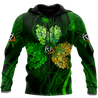 Premium Unisex Hoodie Irish St.Patrick Shamrock ML