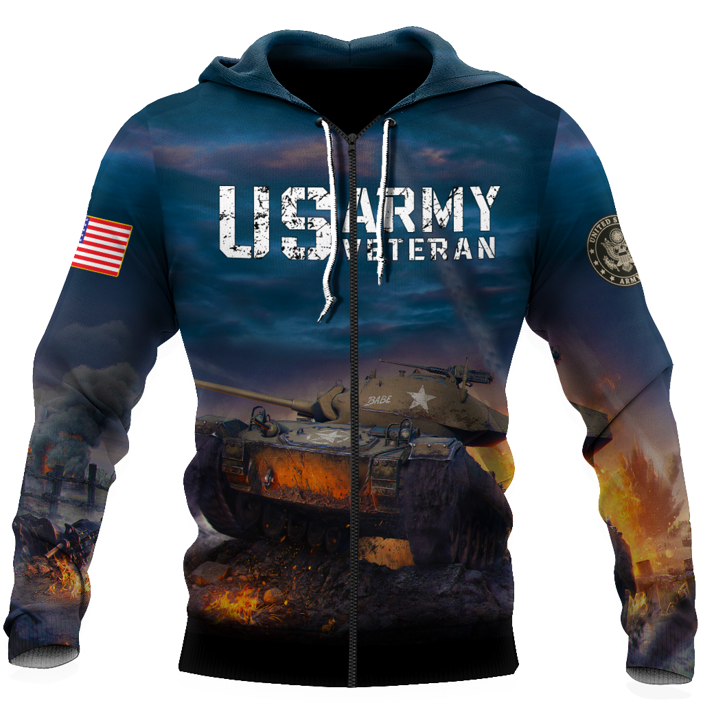 US Army Veteran 3D All Over Printed Shirts PD05012102